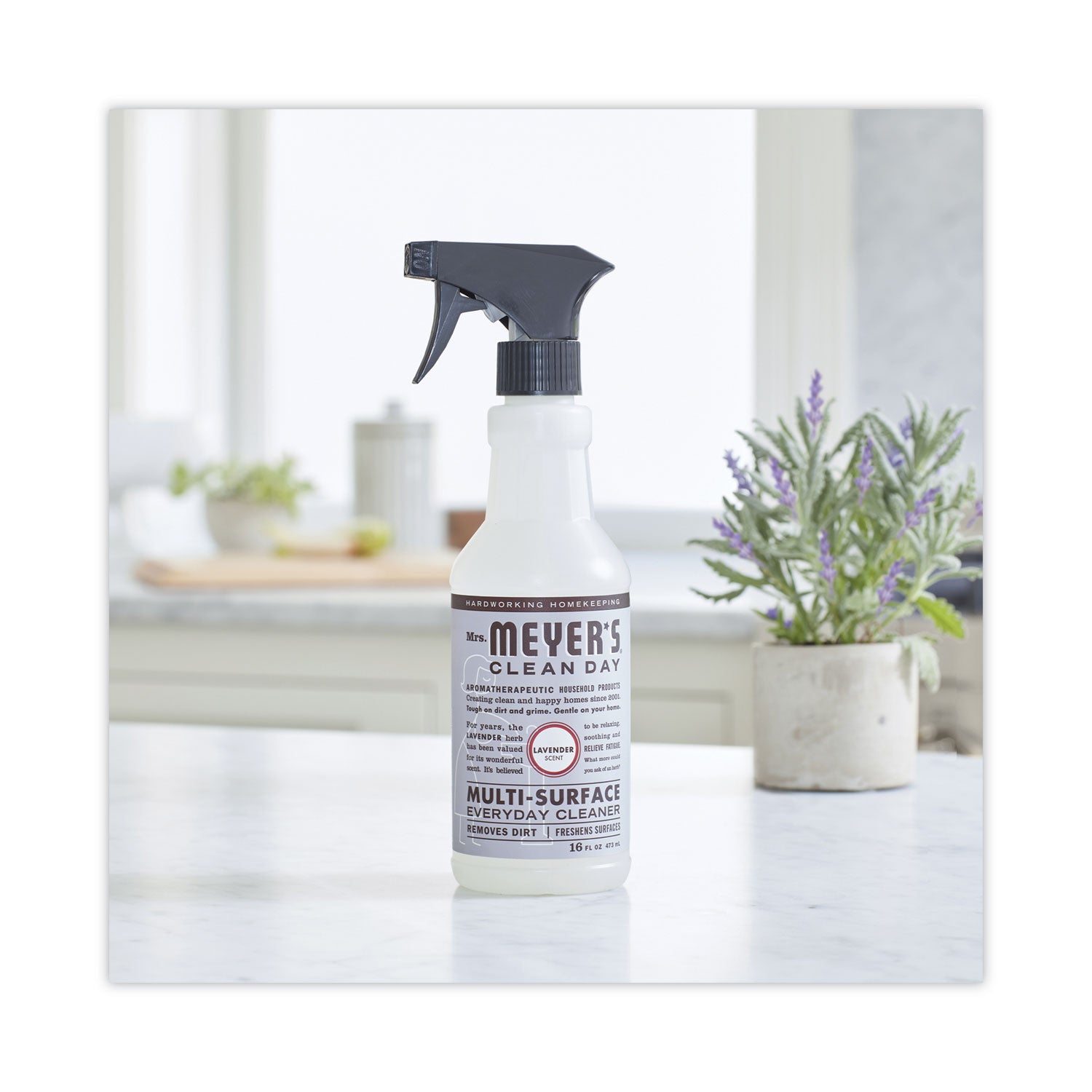 Multi Purpose Cleaner, Lavender Scent, 16 oz Spray Bottle, 6/Carton