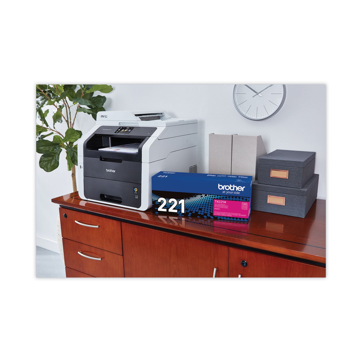 TN221M Toner, 1,400 Page-Yield, Magenta