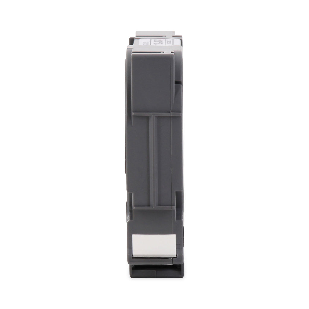 TZe Extra-Strength Adhesive Laminated Labeling Tape, 0.47" x 26.2 ft, Black on Clear