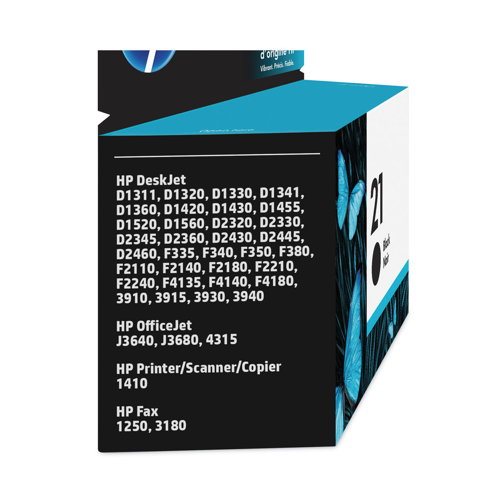 Remanufactured Black Ink, Replacement for 21 (C9351AN), 190 Page-Yield - 