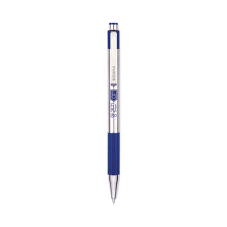 G-301 Gel Pen, Retractable, Medium 0.7 mm, Blue Ink, Stainless Steel/Blue Barrel - 