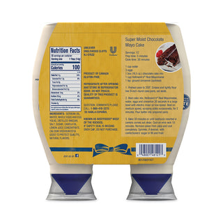 Real Mayonnaise, 25 oz Bottle, 2/Pack, Ships in 1-3 Business Days