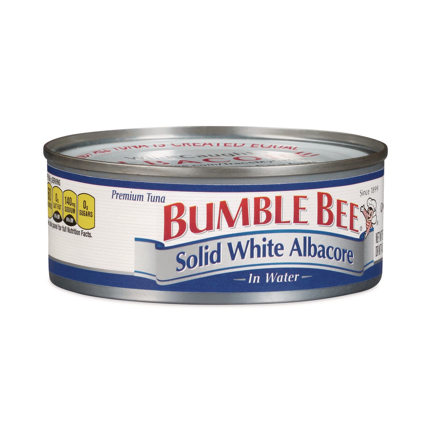 Solid White Albacore Tuna in Water, 5 oz Can, 8/Pack, Ships in 1-3 Business Days