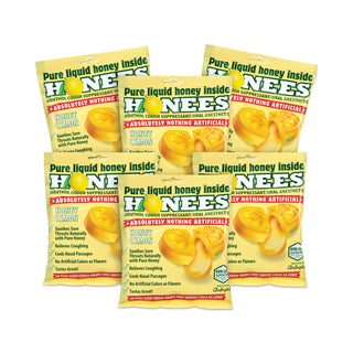 Cough Drops, Honey-Lemon, 20 per Bag, 6 Bags/Pack, Ships in 1-3 Business Days
