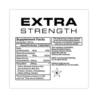 Extra Strength Energy Drink, Berry, 1.93 oz Bottle, 24/Carton, Ships in 1-3 Business Days