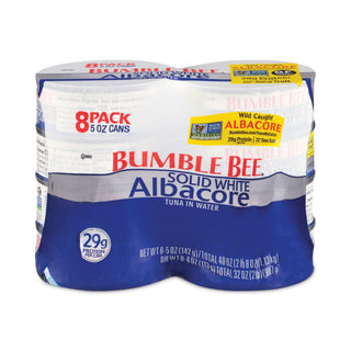 Solid White Albacore Tuna in Water, 5 oz Can, 8/Pack, Ships in 1-3 Business Days