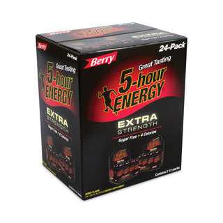 Extra Strength Energy Drink, Berry, 1.93 oz Bottle, 24/Carton, Ships in 1-3 Business Days
