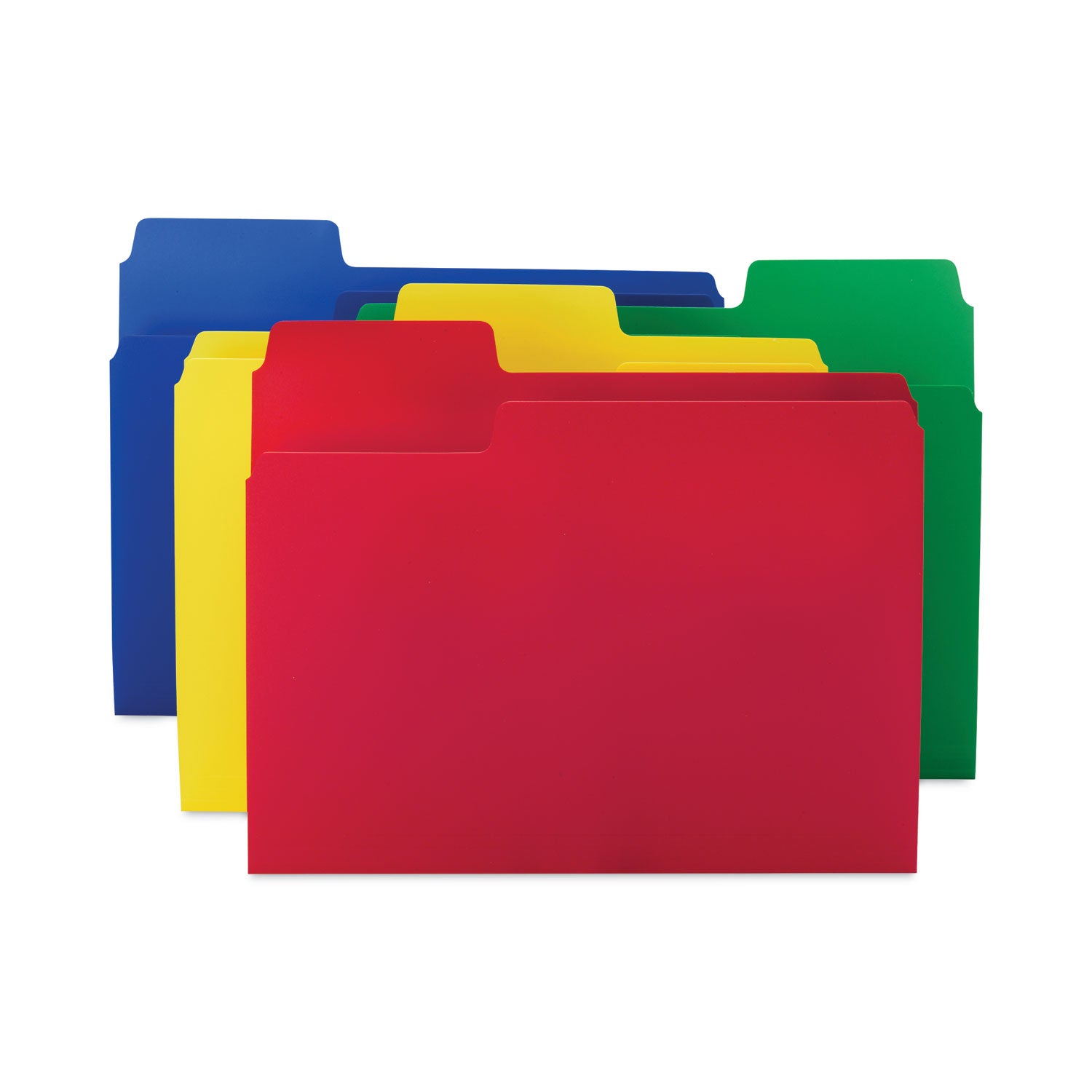 supertab-top-tab-file-folders-1-3-cut-tabs-assorted-letter-size-075-expansion-polypropylene-12-pack_smd10516 - 1