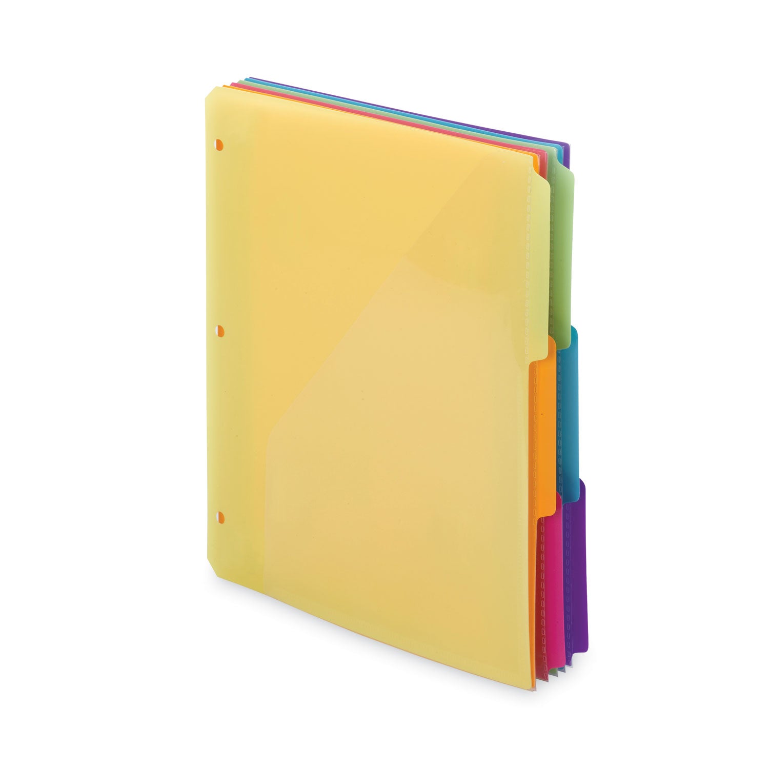 three-ring-binder-poly-index-dividers-with-pocket-975-x-1125-assorted-colors-30-box_smd89421 - 7