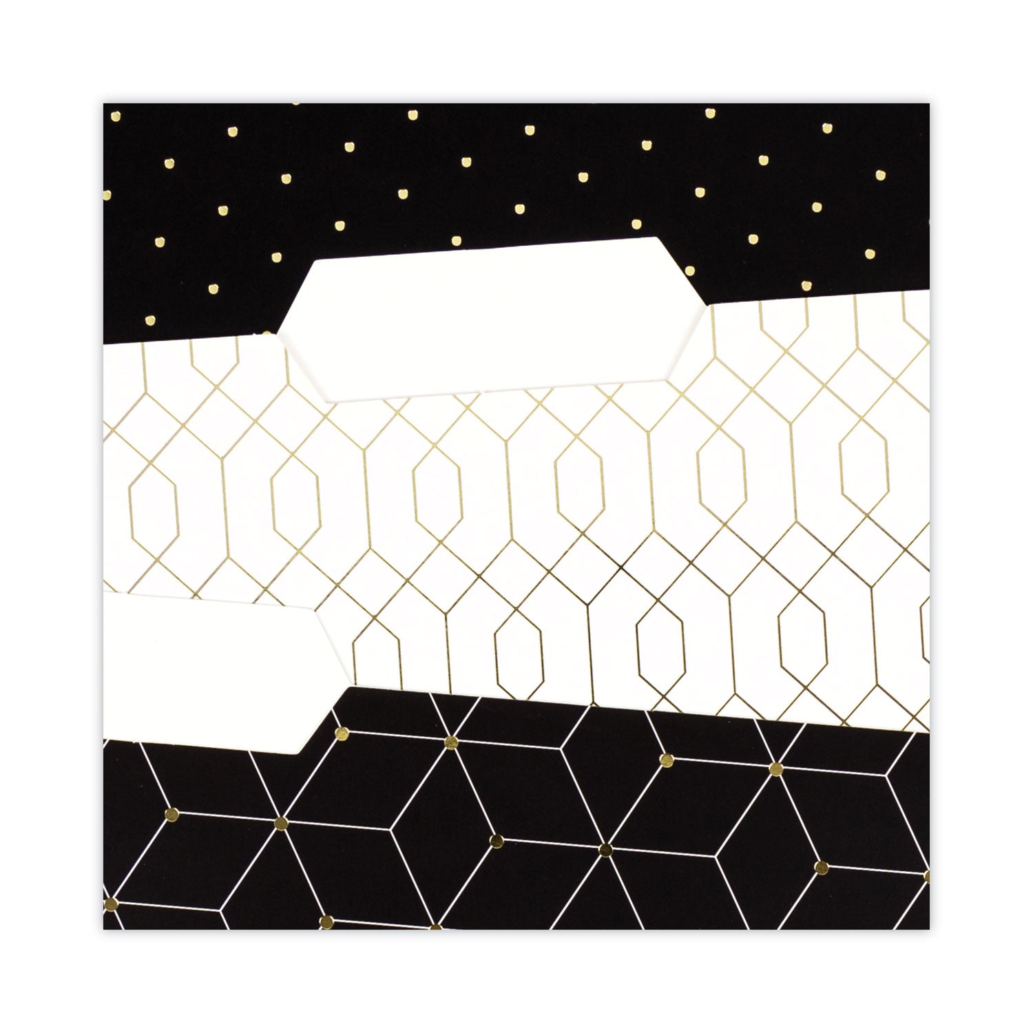 Fashion File Folders, 1/3-Cut Tabs: Assorted, Letter Size, Assorted Colors, 24/Box