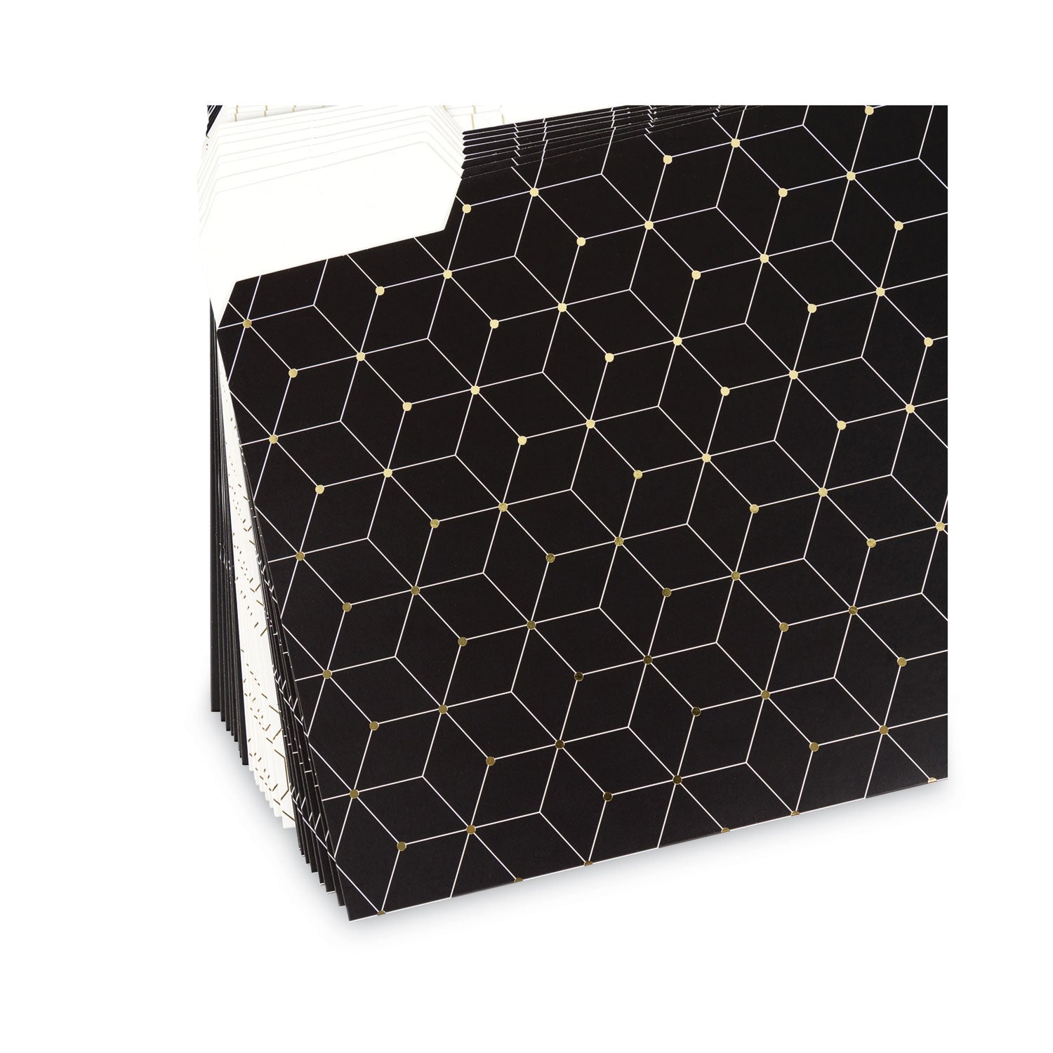 Fashion File Folders, 1/3-Cut Tabs: Assorted, Letter Size, Assorted Colors, 24/Box