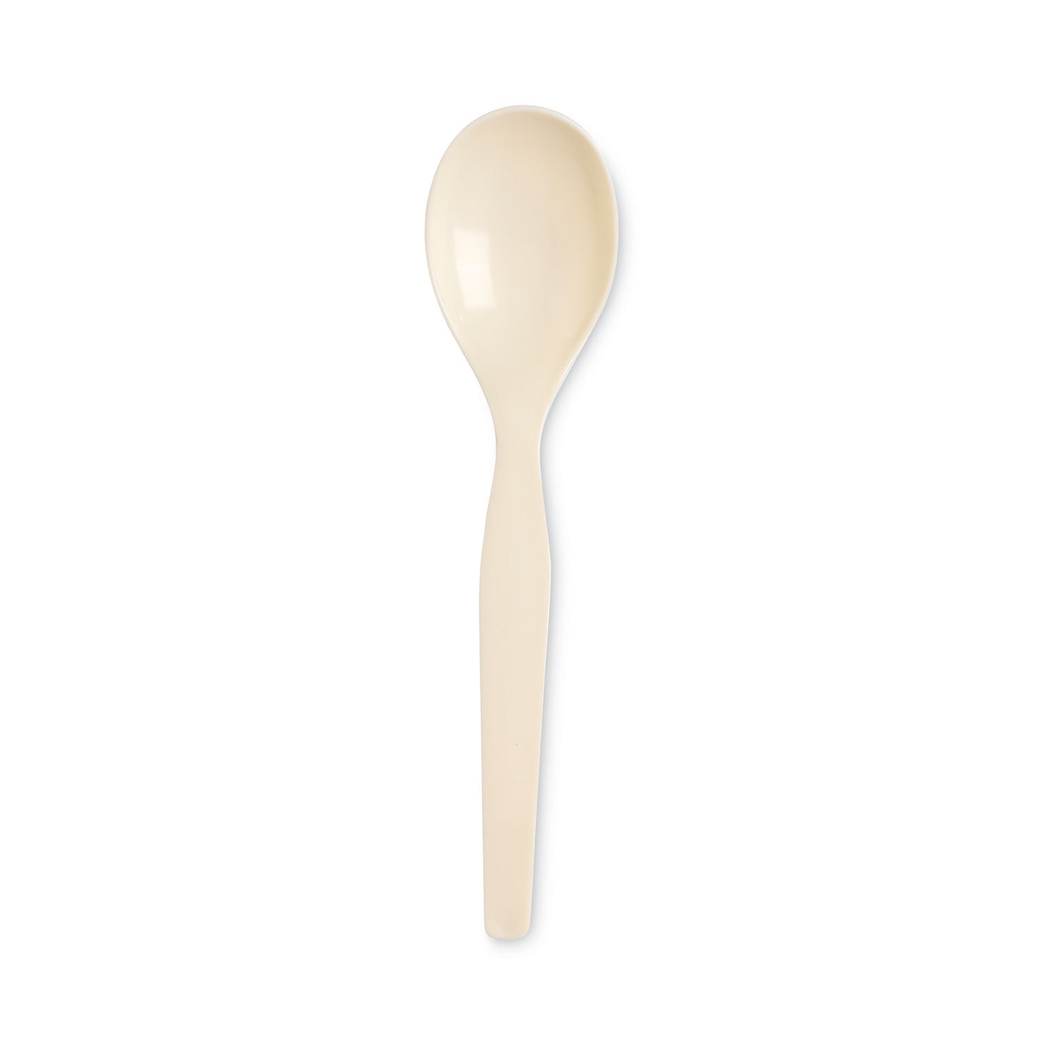 smartstock-plastic-cutlery-refill-soup-spoon-6-series-o-mediumweight-beige-40-pack-24-packs-carton_dxesssoup11b - 1