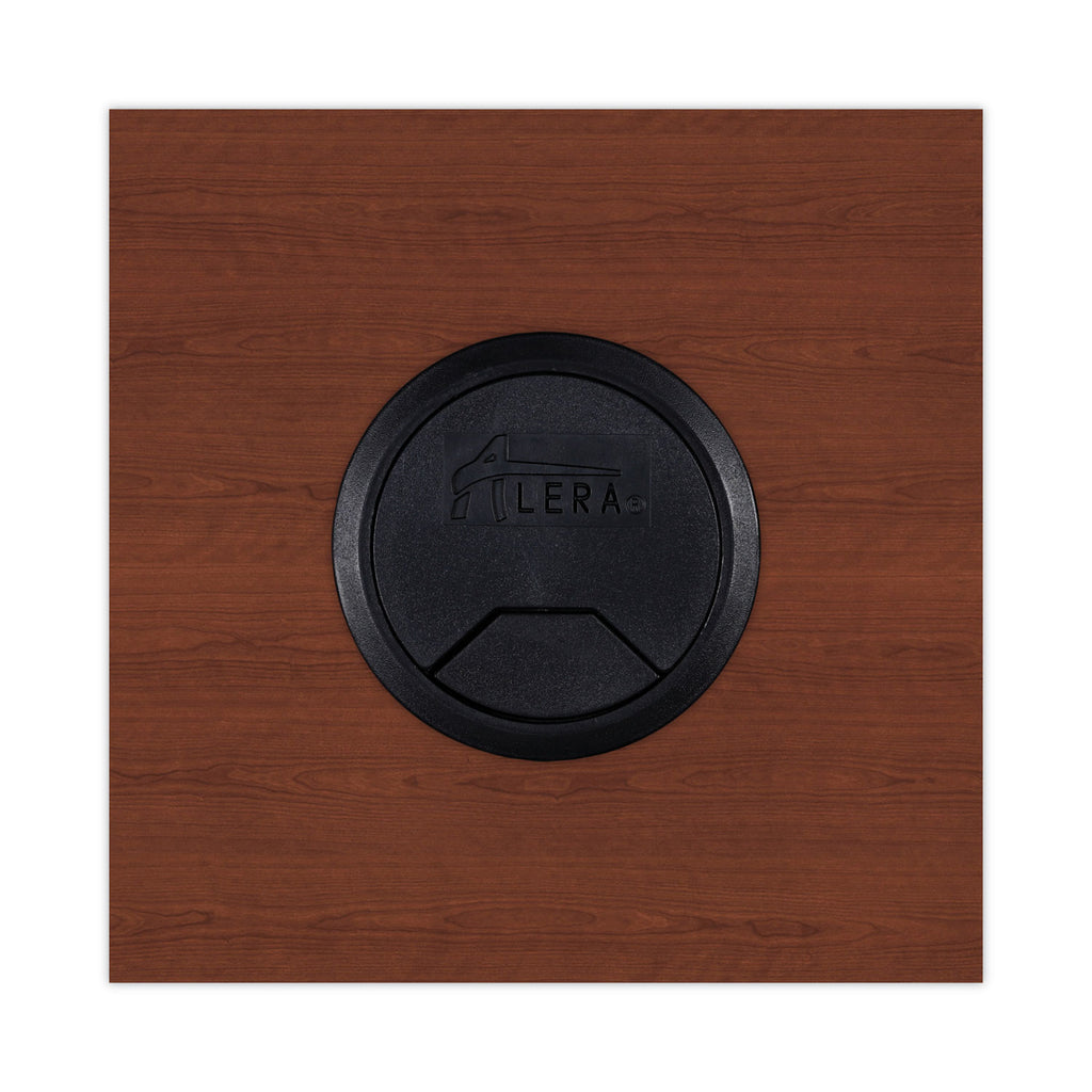 Alera Valencia Series Reversible Return/Bridge Shell, 42w x 23.63d x 29.5h, Medium Cherry