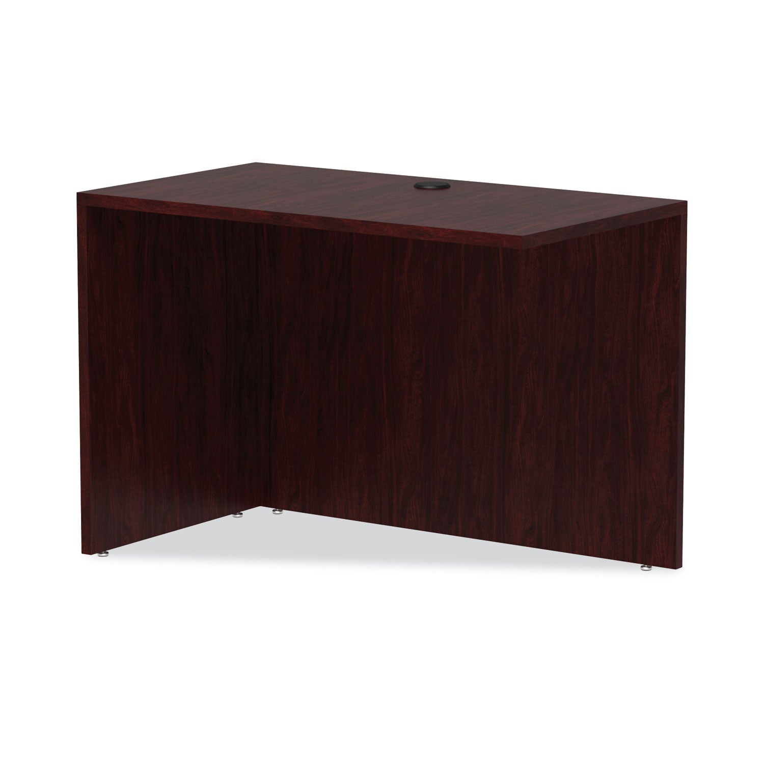 Alera Valencia Series Reversible Return/Bridge Shell, 42w x 23.63d x 29.5h. Mahogany - 