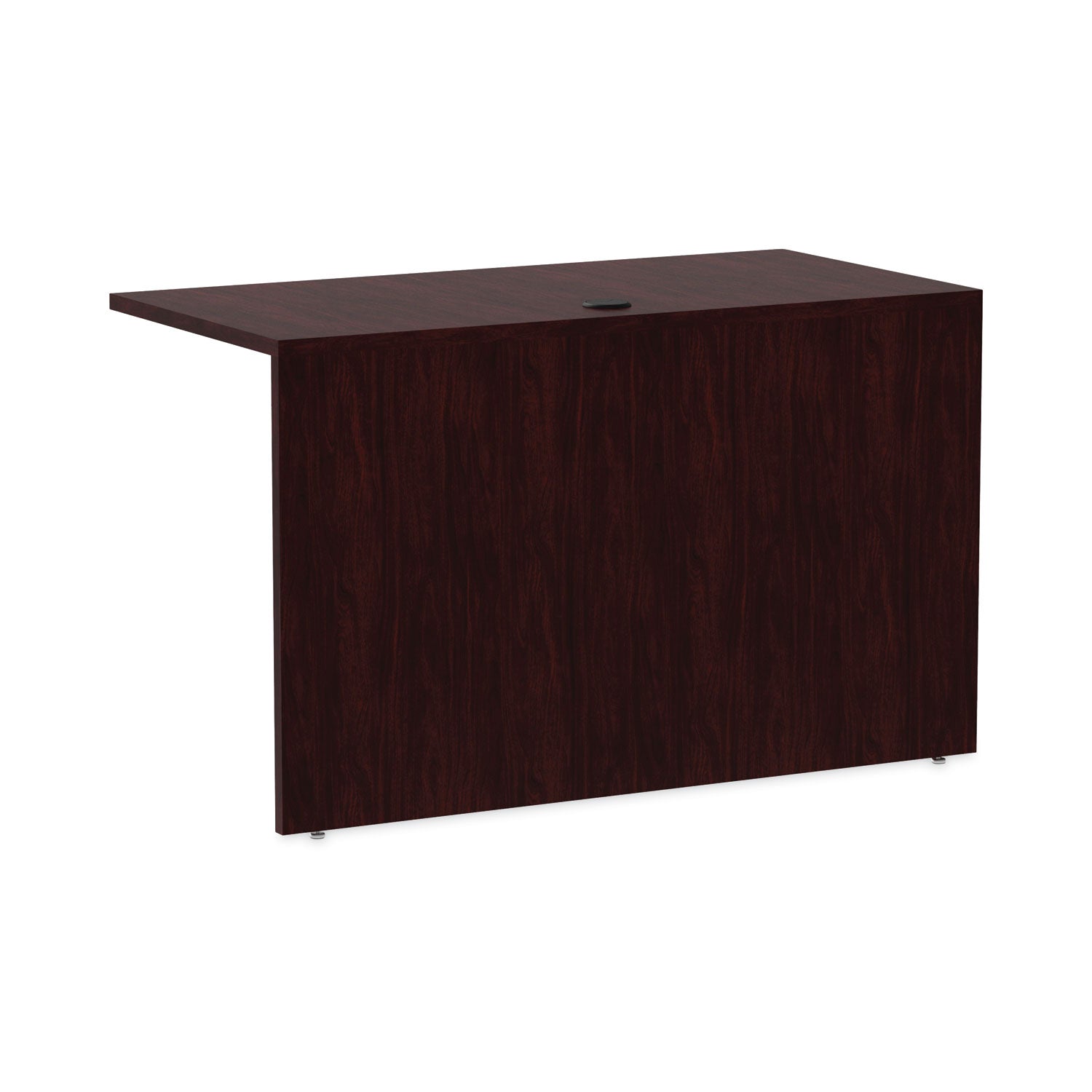 Alera Valencia Series Reversible Return/Bridge Shell, 47.25w x 23.63d x 29.5h, Mahogany - 