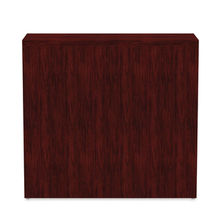 Alera Valencia Series Bookcase, Two-Shelf, 31.75w x 14d x 29.5h, Mahogany