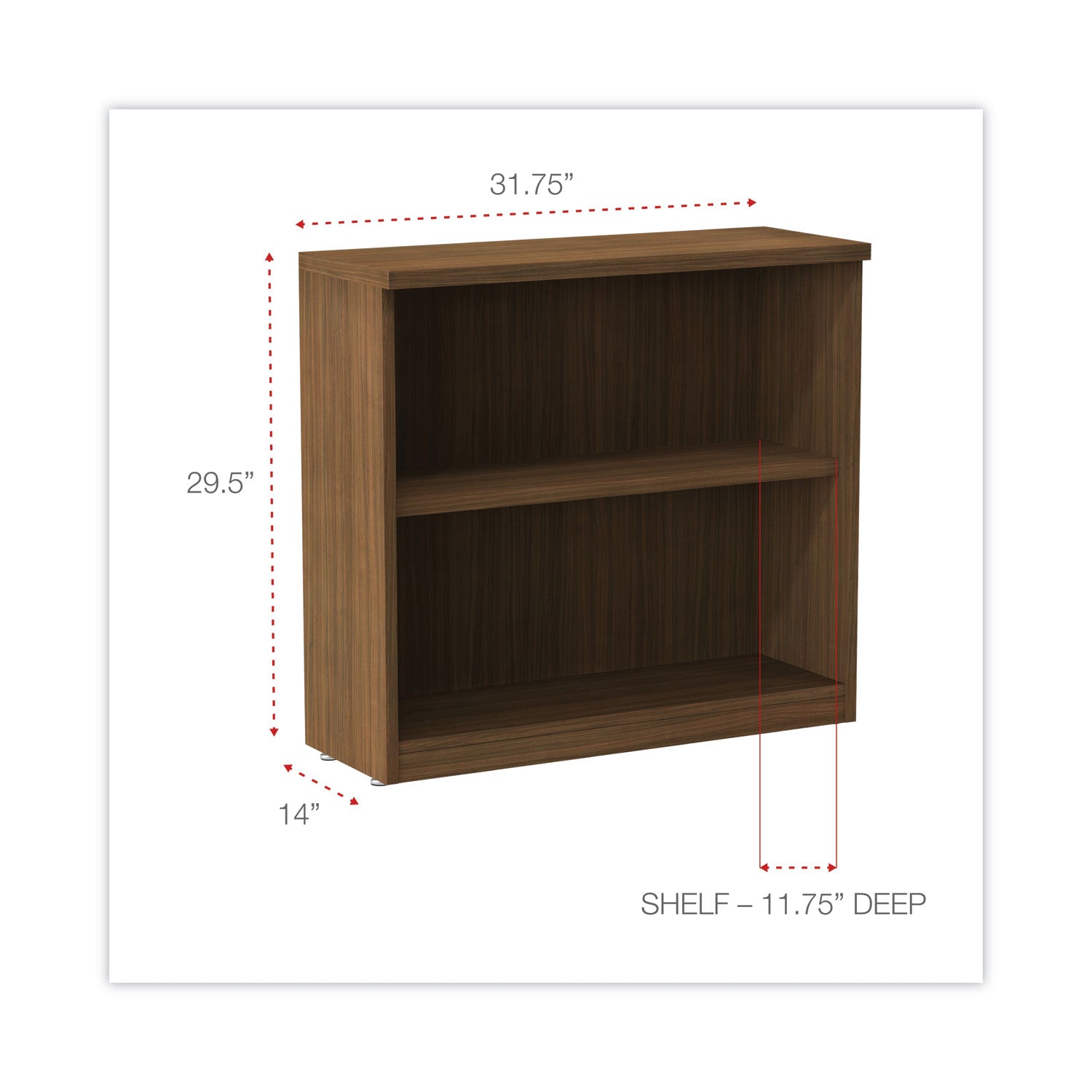 alera-valencia-series-bookcasetwo-shelf-3175w-x-14d-x-295h-modern-walnut_aleva633032wa - 2