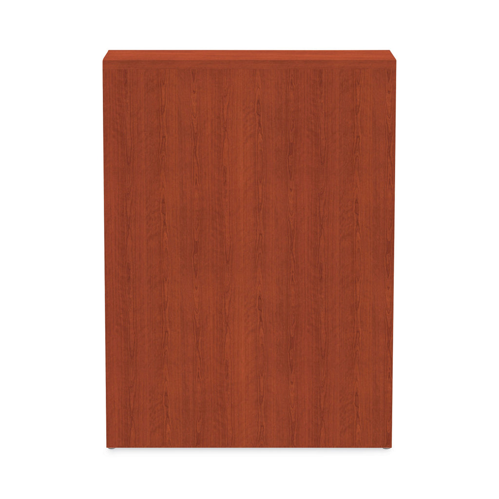 Alera Valencia Series Bookcase, Three-Shelf, 31.75w x 14d x 39.38h, Med Cherry