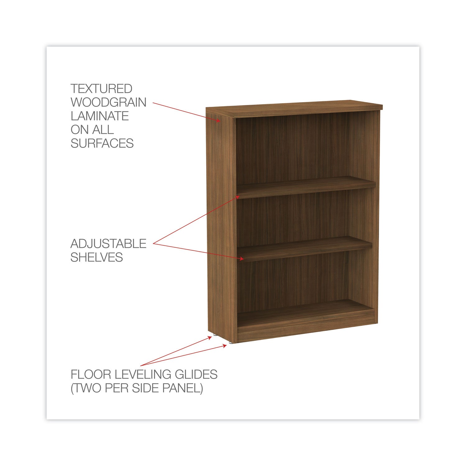 alera-valencia-series-bookcase-three-shelf-3175w-x-14d-x-3938h-modern-walnut_aleva634432wa - 3