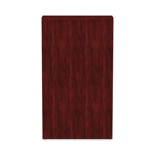 Alera Valencia Series Bookcase, Four-Shelf, 31.75w x 14d x 54.88h, Mahogany