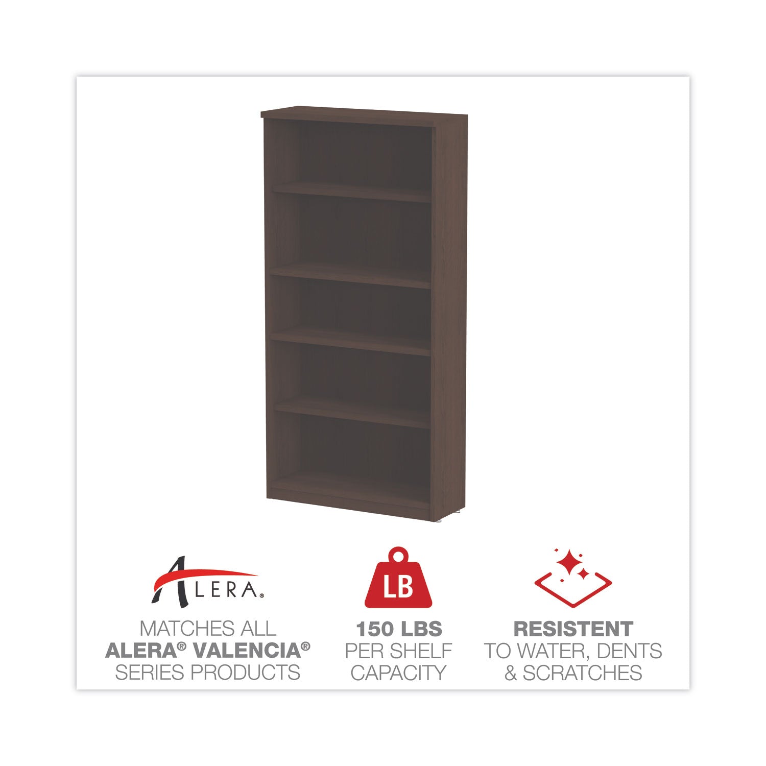 alera-valencia-series-bookcase-five-shelf-3175w-x-14d-x-6475h-espresso_aleva636632es - 4