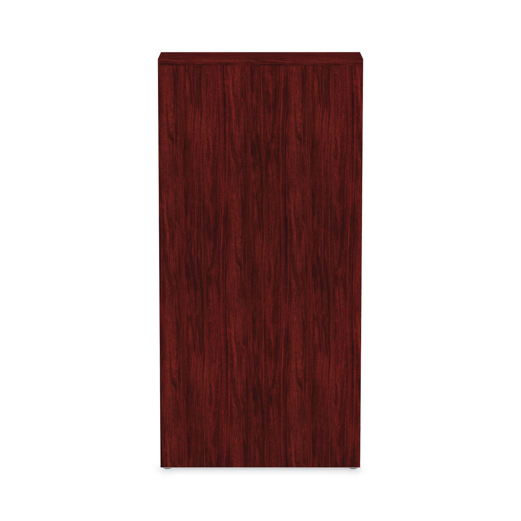 Alera Valencia Series Bookcase, Five-Shelf, 31.75w x 14d x 64.75h, Mahogany