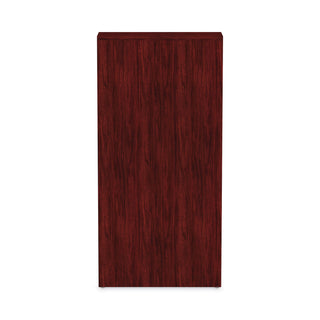 Alera Valencia Series Bookcase, Five-Shelf, 31.75w x 14d x 64.75h, Mahogany