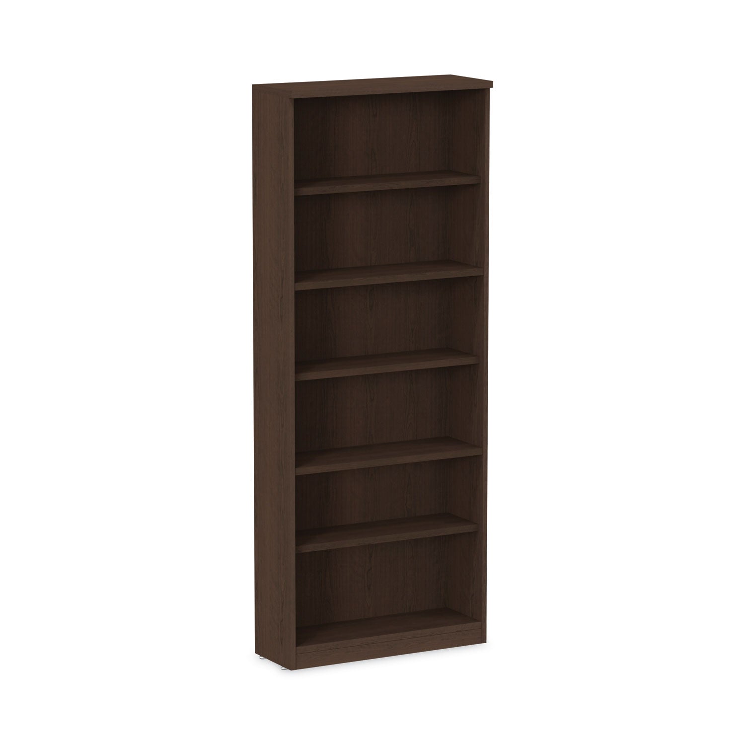 alera-valencia-series-bookcase-six-shelf-3175w-x-14d-x-8025h-espresso_aleva638232es - 1