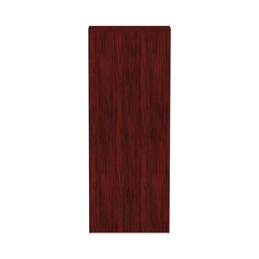 Alera Valencia Series Bookcase, Six-Shelf, 31.75w x 14d x 80.25h, Mahogany
