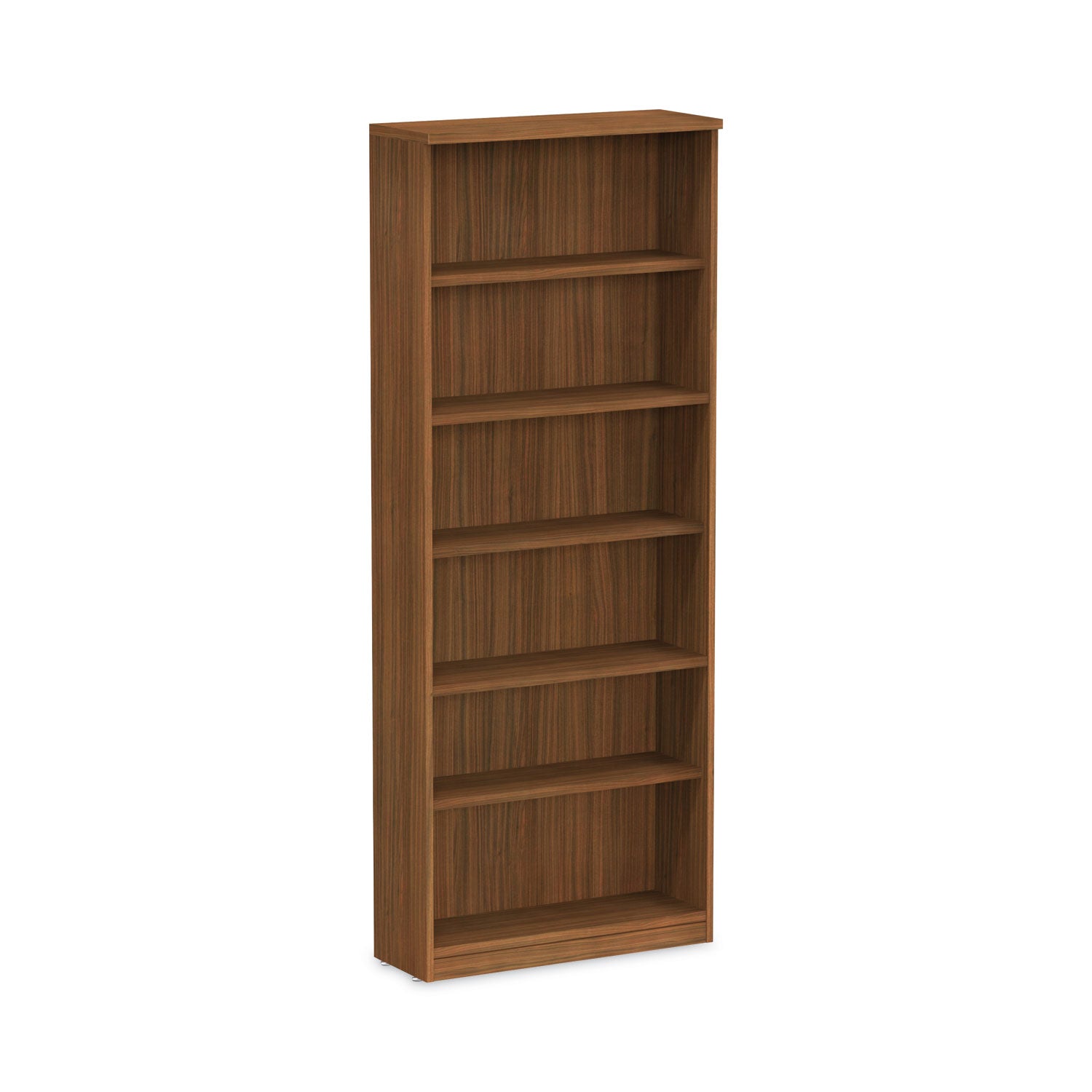 alera-valencia-series-bookcase-six-shelf-3175w-x-14d-x-8025h-modern-walnut_aleva638232wa - 1