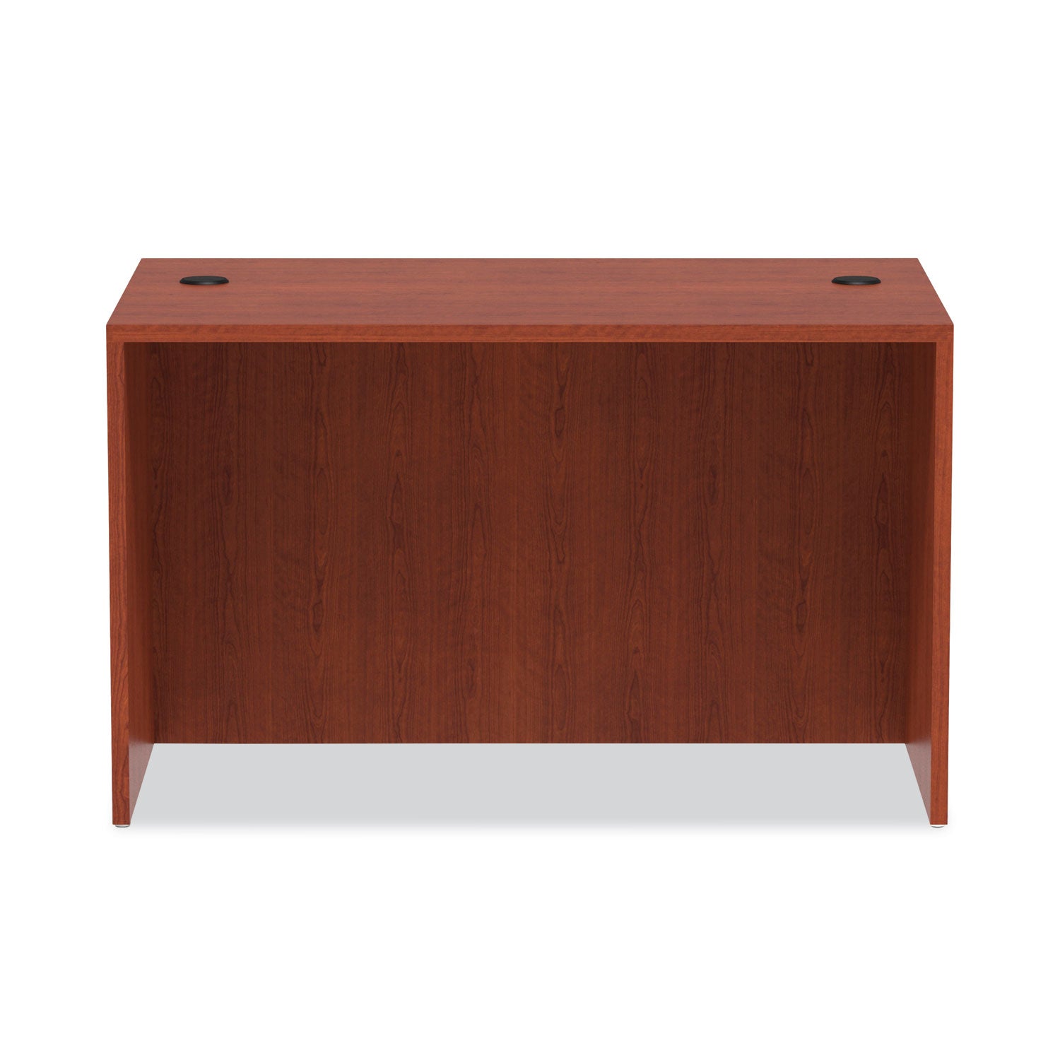 Alera Valencia Series Straight Front Desk Shell, 47.25" x 29.5" x 29.63", Medium Cherry - 