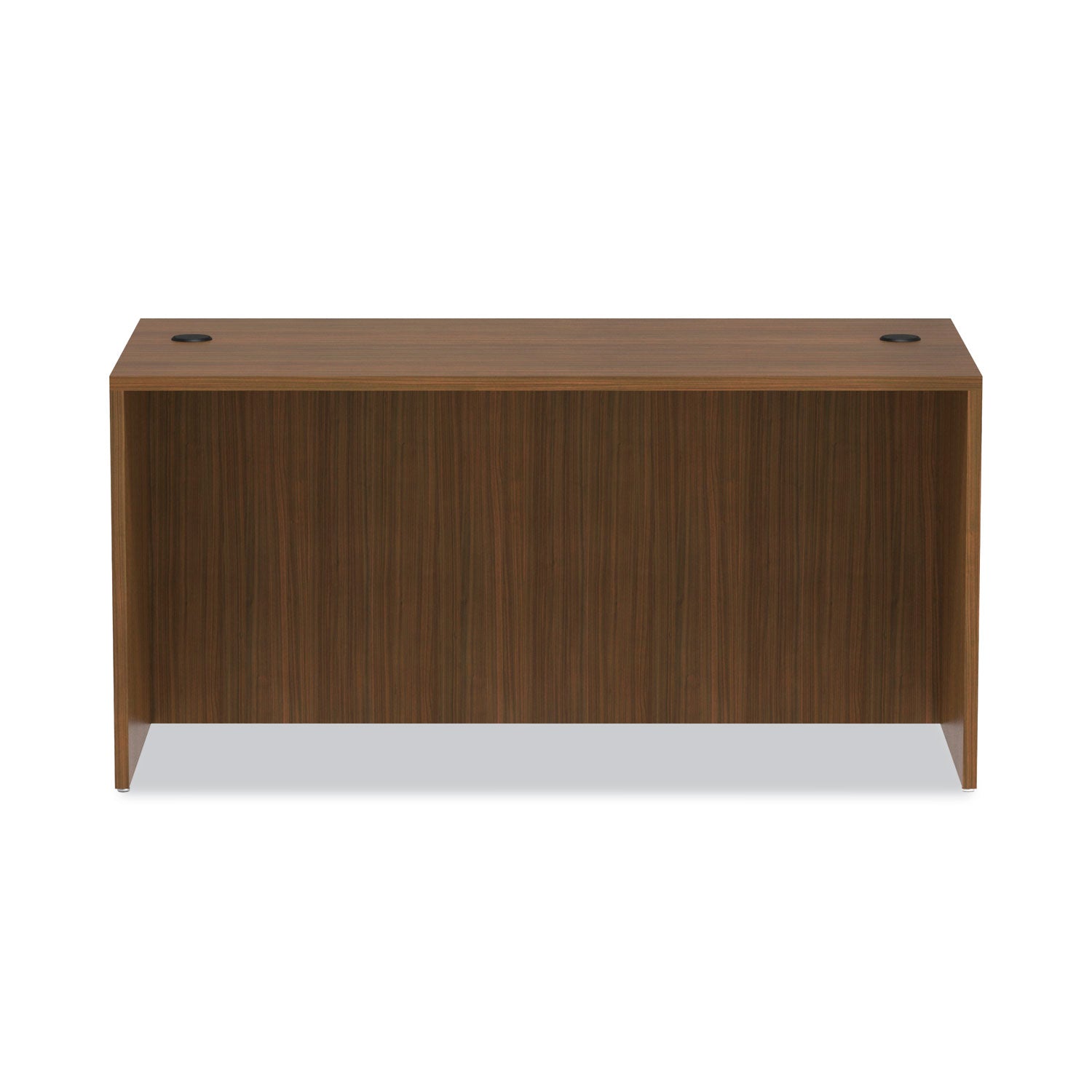 Alera Valencia Series Straight Front Desk Shell, 59.13" x 29.5" x 29.63", Modern Walnut