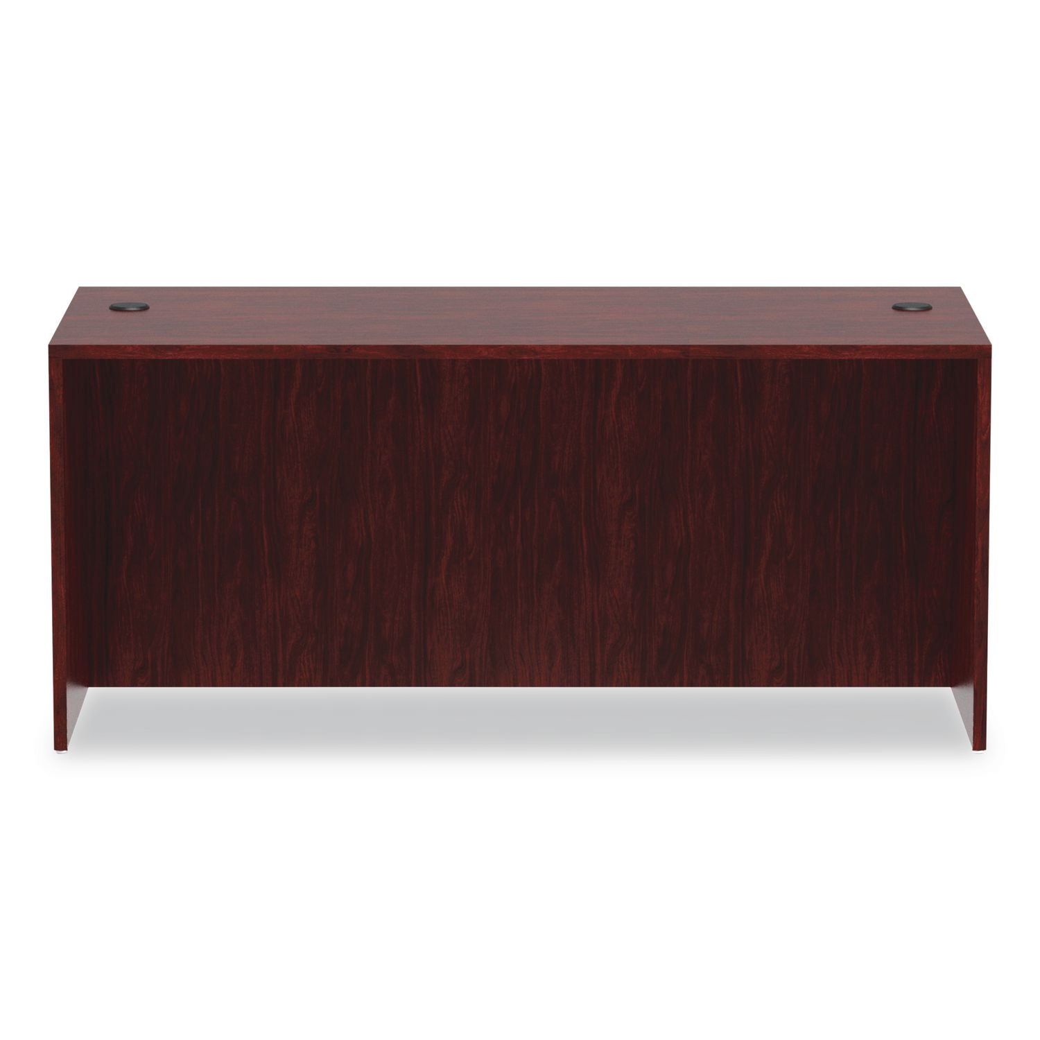 Alera Valencia Series Straight Front Desk Shell, 65" x 29.5" x 29.63", Mahogany