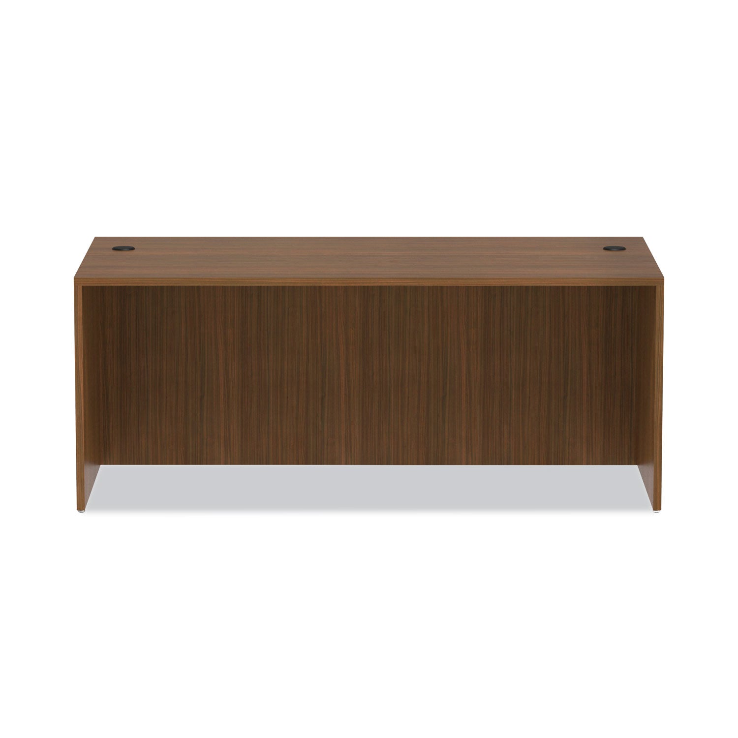 Alera Valencia Series Straight Front Desk Shell, 71" x 35.5" x 29.63", Modern Walnut