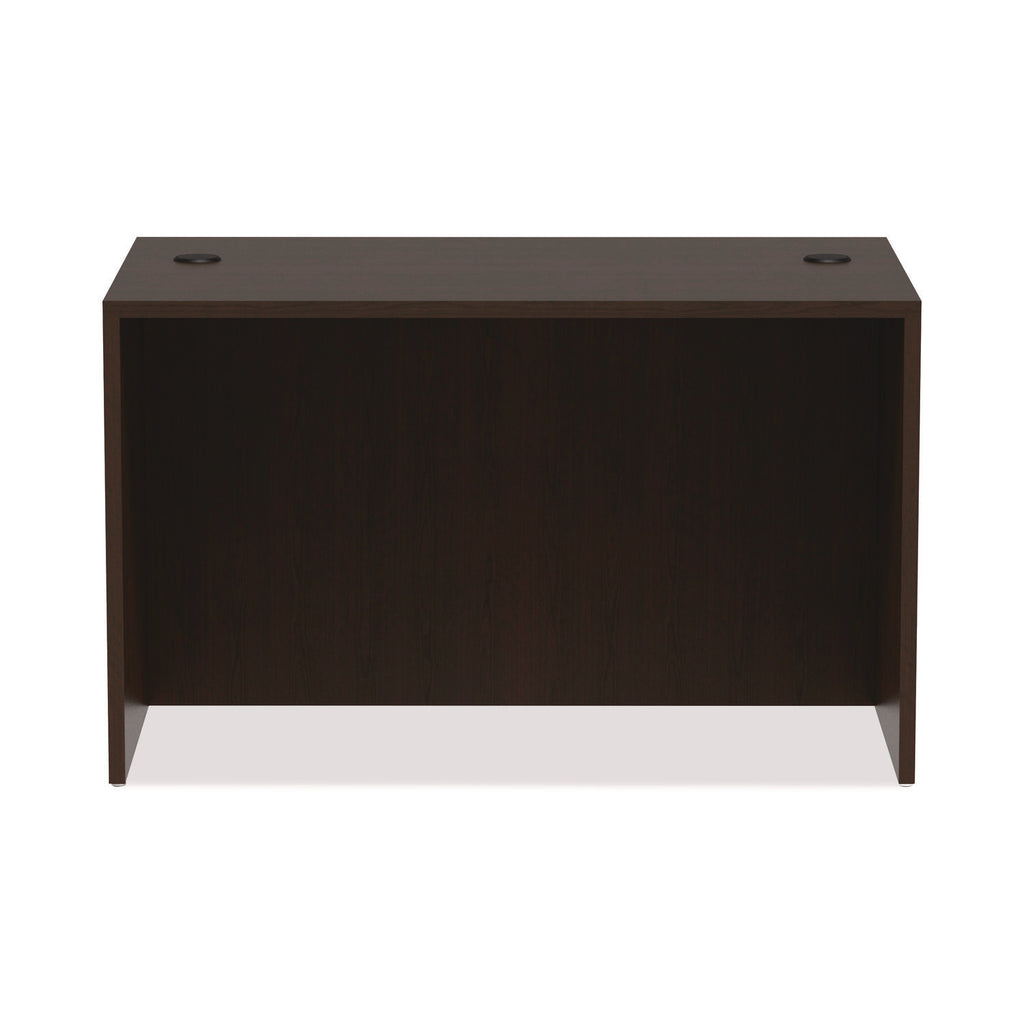 Alera Valencia Series Straight Front Desk Shell, 47.25" x 29.5" x 29.63", Espresso