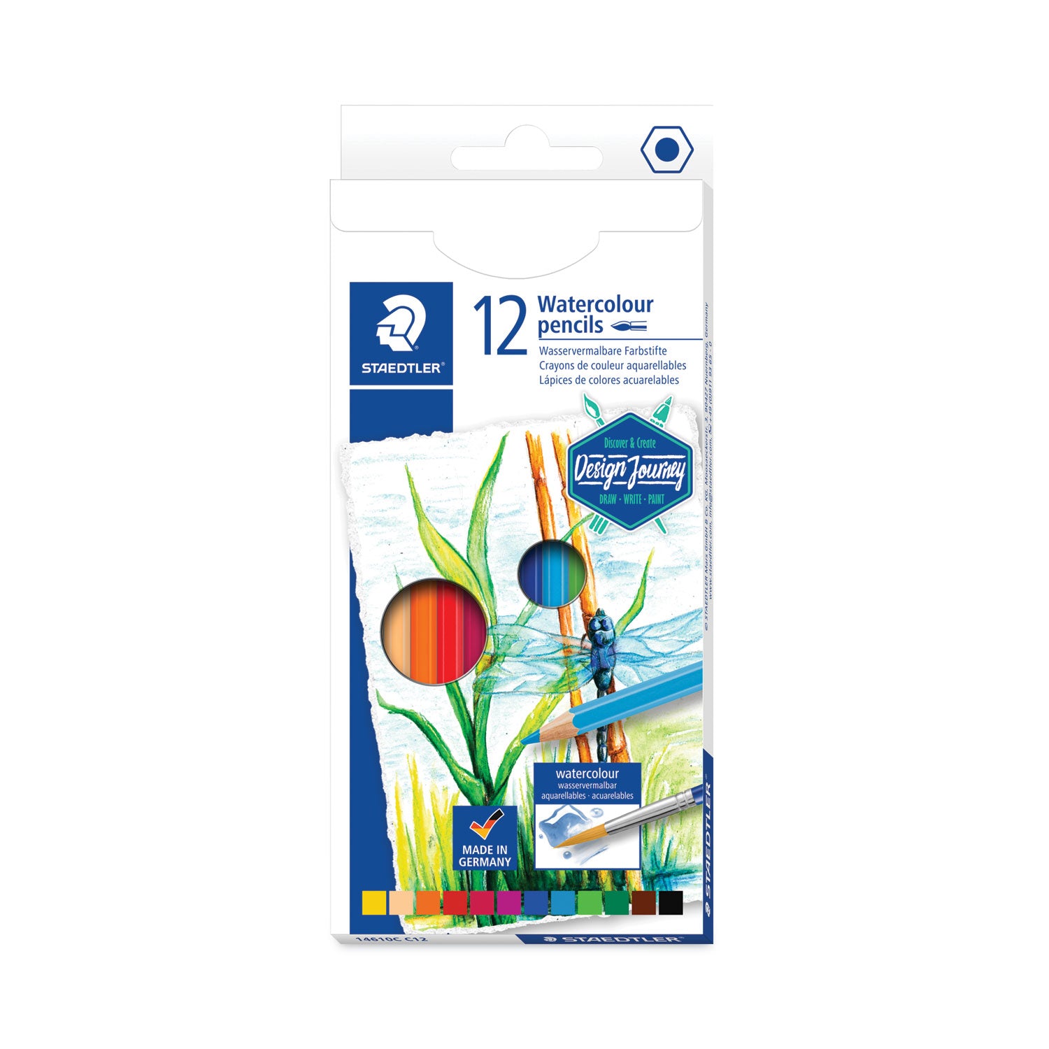watercolor-pencils-29-mm-hb-#2-assorted-lead-and-barrel-colors-12-pack_std14610cc12 - 1