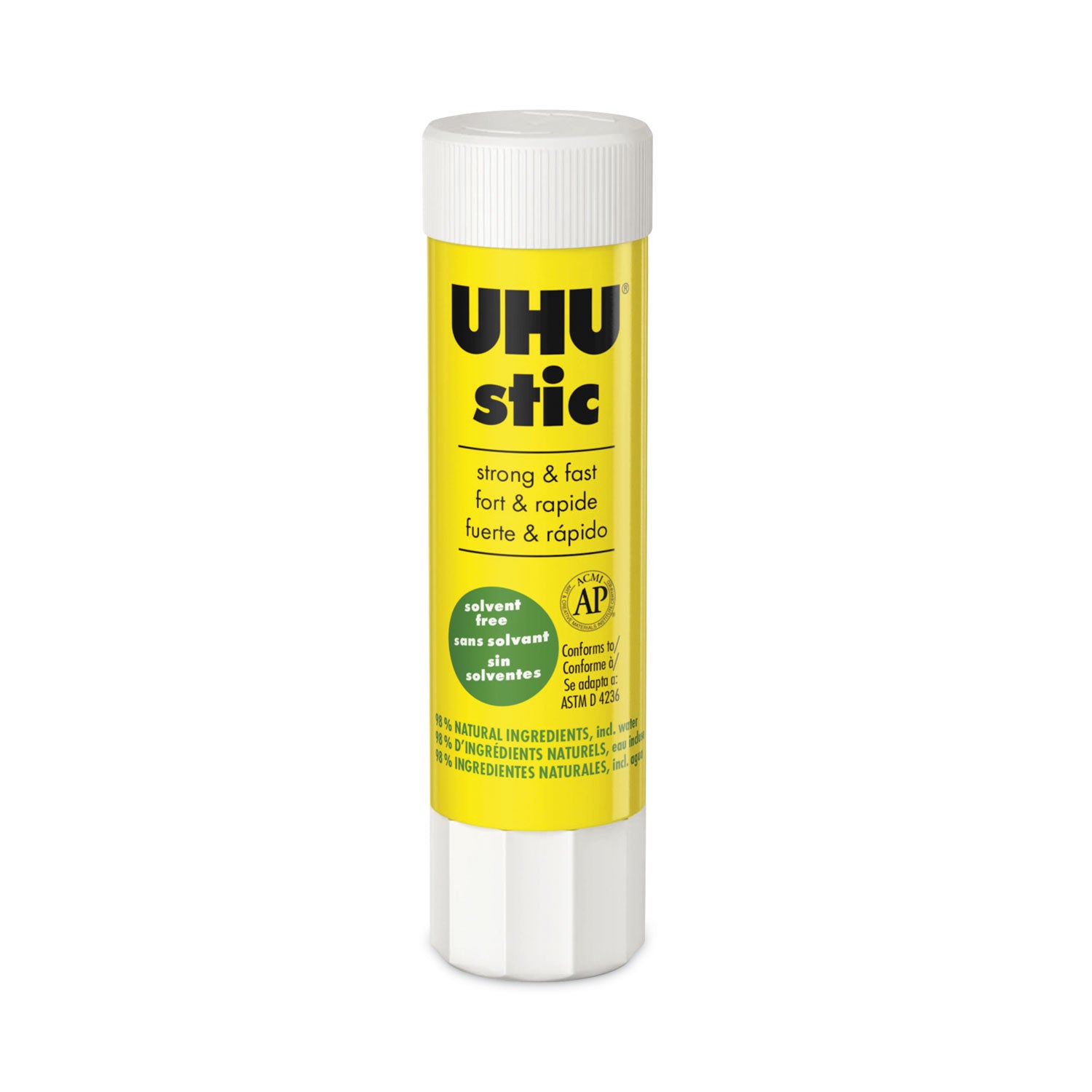 Stic Permanent Glue Stick, 0.29 oz, Dries Clear