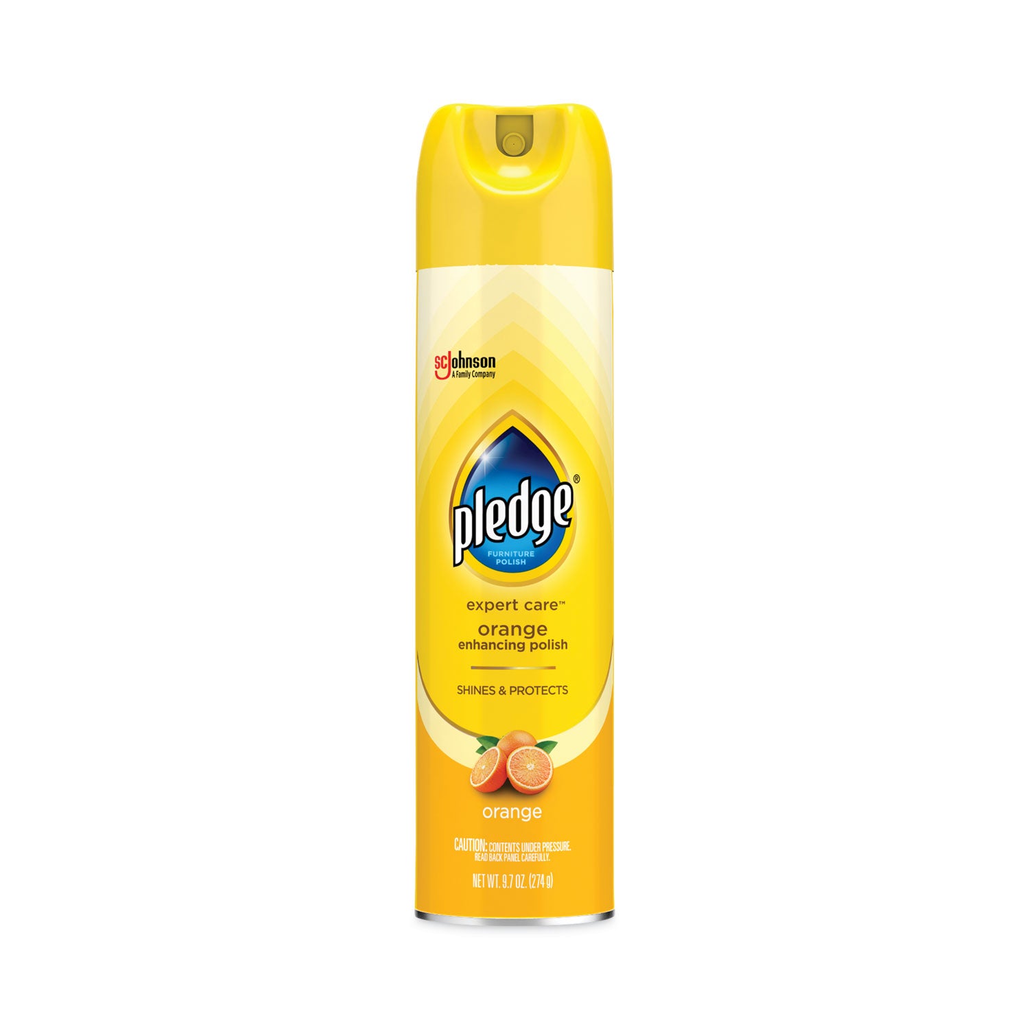 Furniture Polish, Orange, 9.7 oz Aerosol Spray, 6/Carton