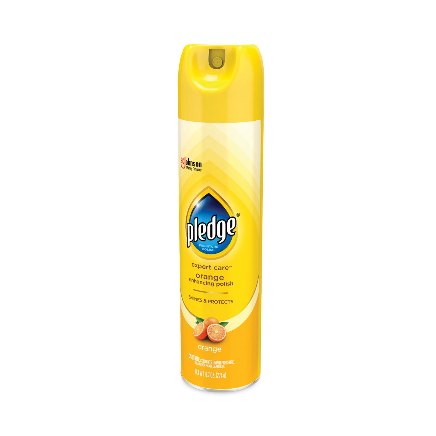 Furniture Polish, Orange Clean Scent, 9.7 oz Aerosol Spray