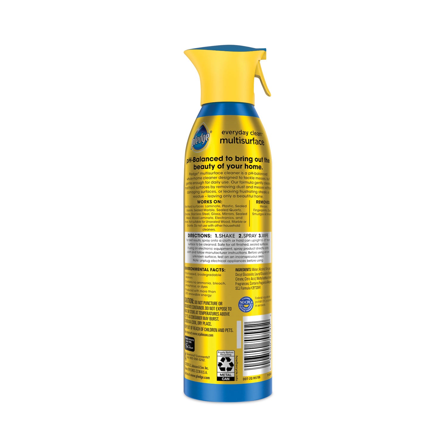 Multi-Surface Everyday, Rainshower, 9.7 oz Aerosol Spray, 6/Carton