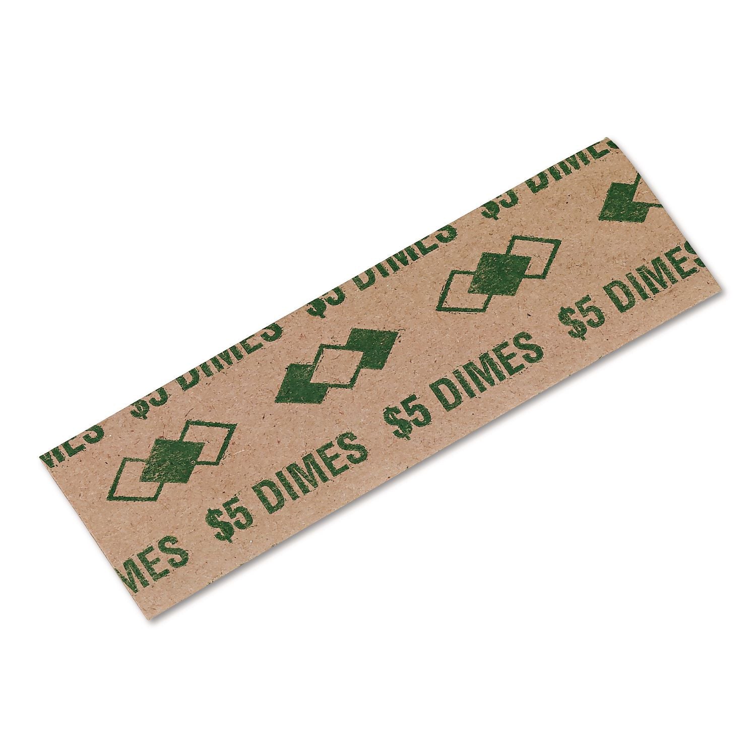 Tubular Coin Wrappers, Dimes, $5, Pop-Open Wrappers, 1000/Pack