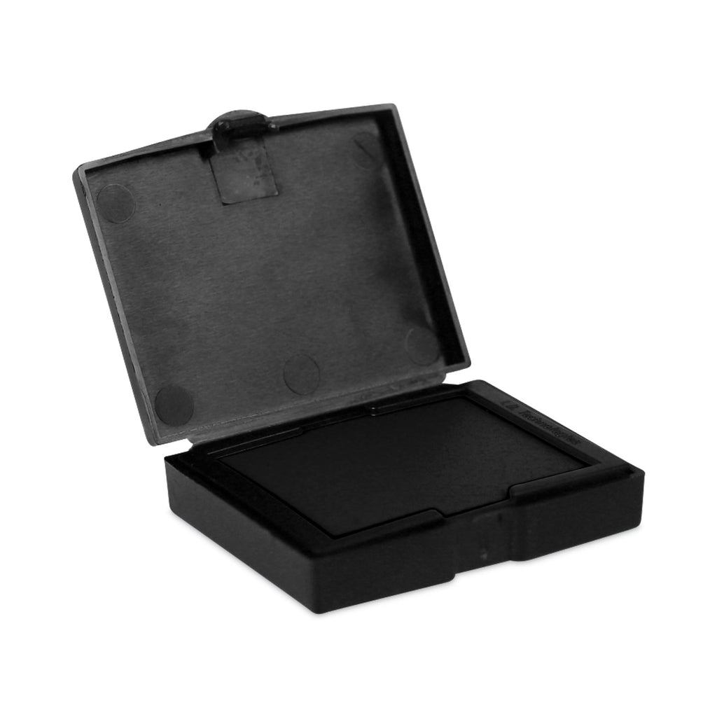 Inkless Fingerprint Pad, 2.25" x 175", Black, 12/Pack