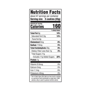 Chips Ahoy Chocolate Chip Cookies, 3 Resealable Bags, 3 lb 6.6 oz Box, Ships in 1-3 Business Days