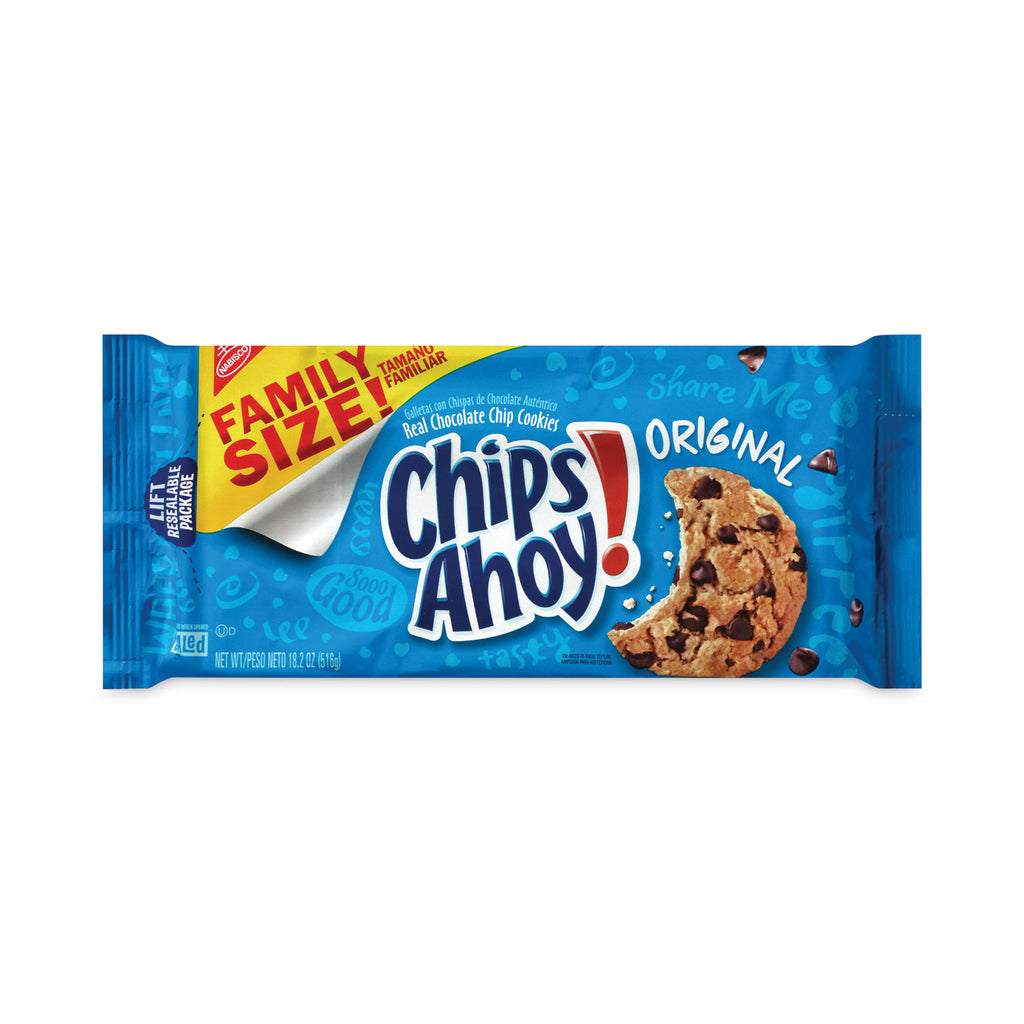 Chips Ahoy Chocolate Chip Cookies, 3 Resealable Bags, 3 lb 6.6 oz Box, Ships in 1-3 Business Days