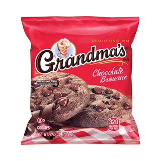 Big Chocolate Brownie, 2.5 oz Packet, 2 Brownies/Pack, 60 Packs/Carton, Ships in 1-3 Business Days