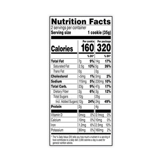 Big Chocolate Brownie, 2.5 oz Packet, 2 Brownies/Pack, 60 Packs/Carton, Ships in 1-3 Business Days