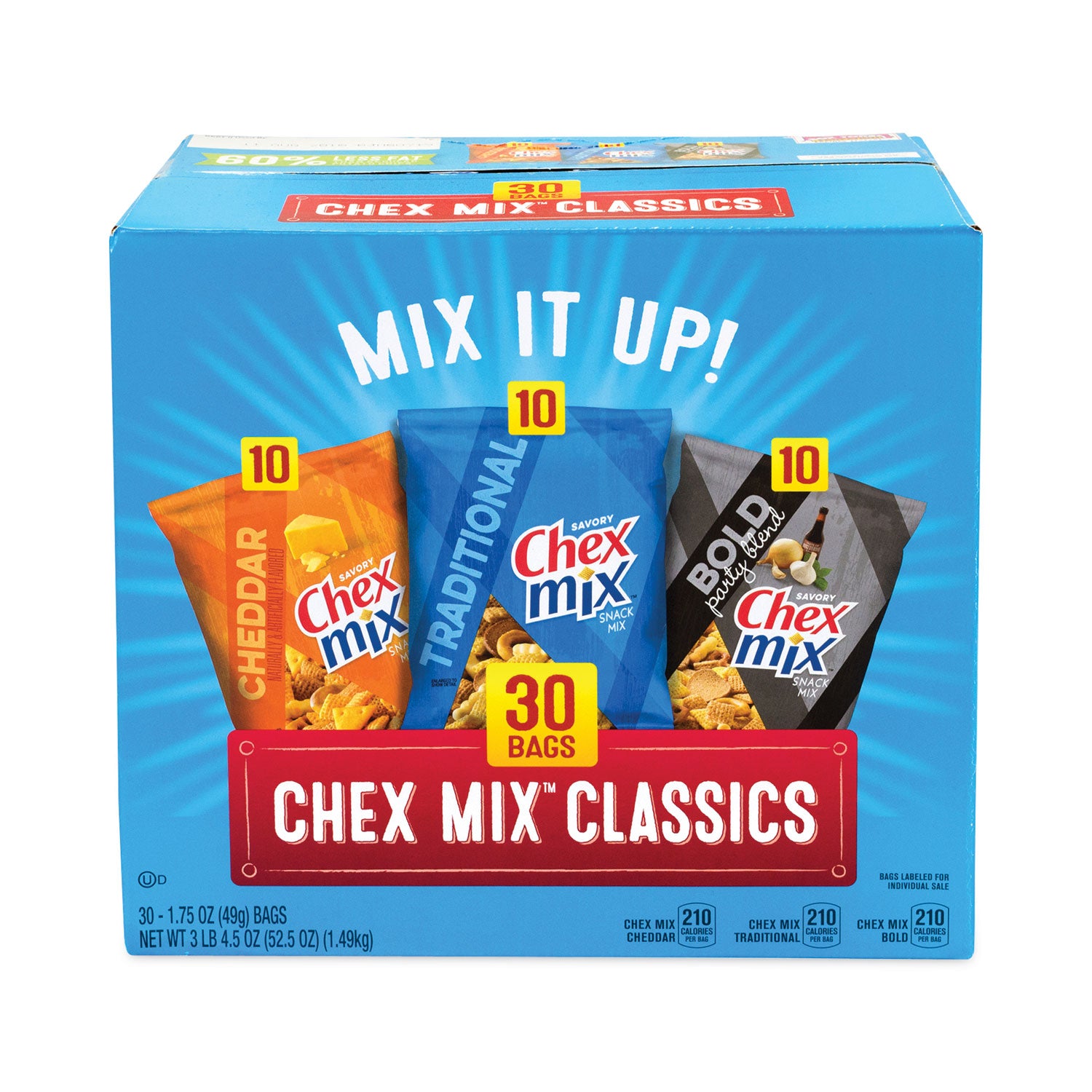Varieties, Assorted Flavors, 1.75 oz Pack, 30 Packs/Carton, Ships in 1-3 Business Days