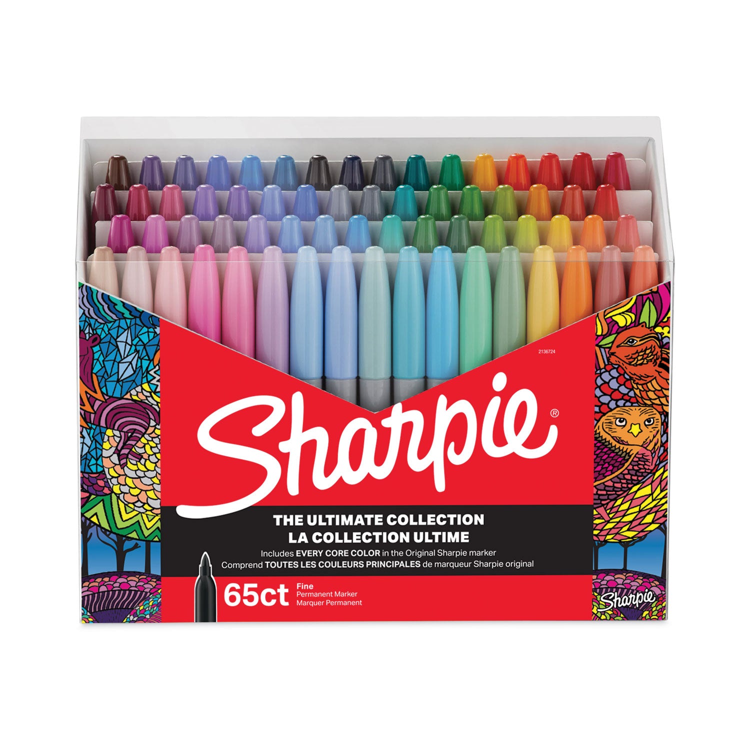 fine-tip-permanent-marker-fine-bullet-tip-assorted-colors-65-pack_san2136724 - 1