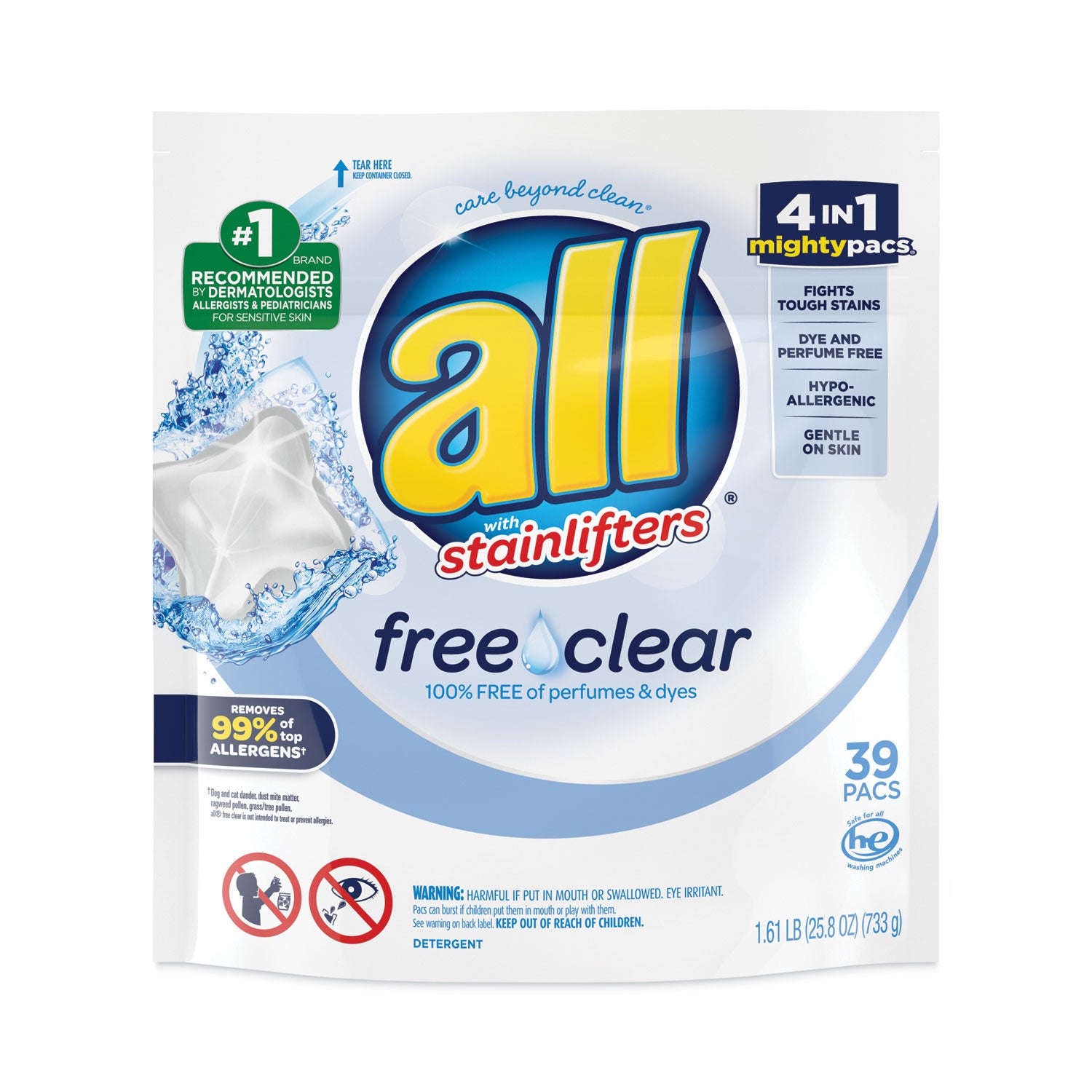 mighty-pacs-free-and-clear-super-concentrated-laundry-detergent-39-pack-6-packs-carton_dia73978 - 1