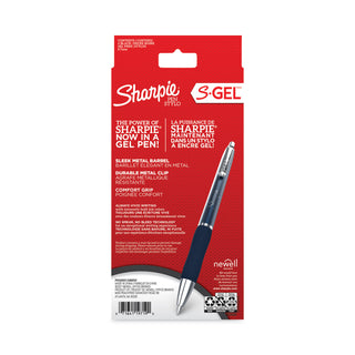 s-gel-premium-metal-barrel-gel-pen-retractable-medium-07-mm-black-ink-blue-barrel-4-pack_san2153654 - 3